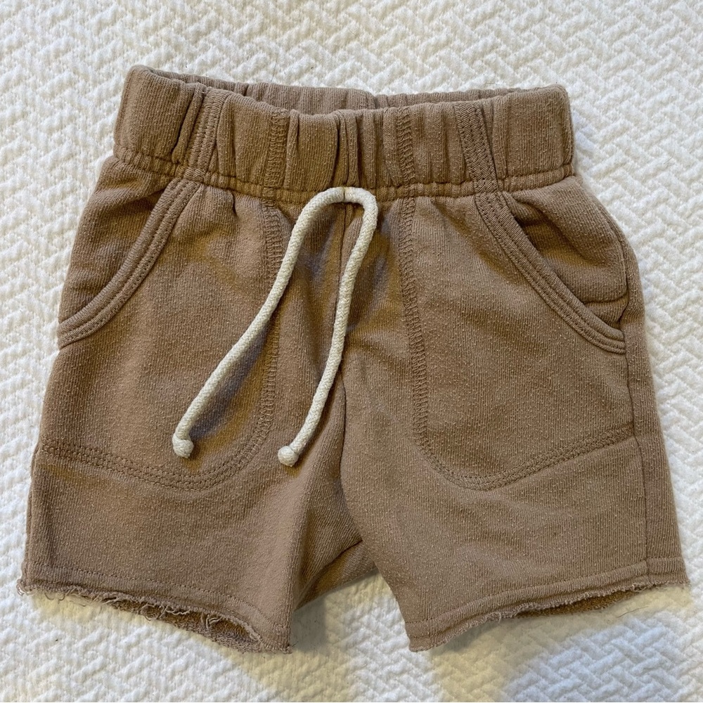 Little wedgies sweats pocket shorts light, brown, beige Kids Shorts with